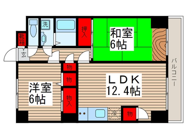 カインドコ－トの物件間取画像